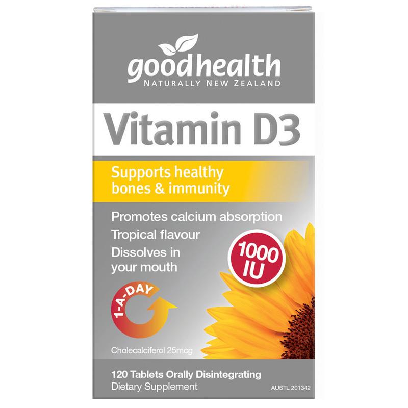 Vitamin D3 120 Tablets