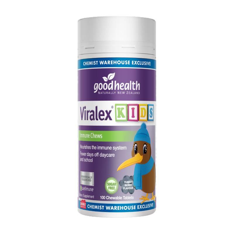 Viralex Kids Immune 100 Chewable Tablets Exclusive Size