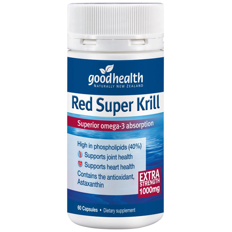 Red Super Krill 1,000mg 60 Capsules