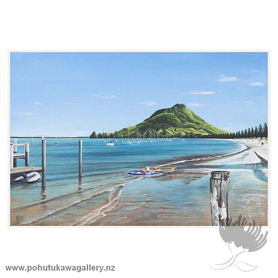Box Print | Mt Maunganui from Pilot Bay – Large