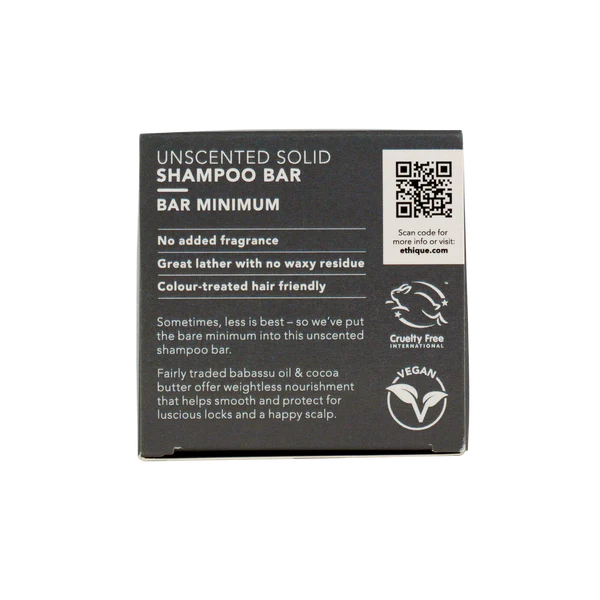 Shampoo Bar Unscented Solid 110g