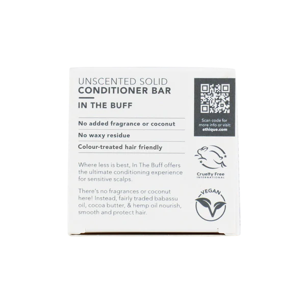 Conditioner Bar Unscented In The Buff 60g