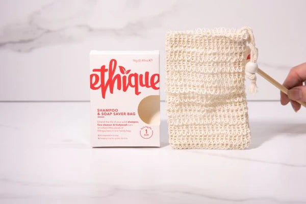 Shampoo and Soap Saver Bag White Cream