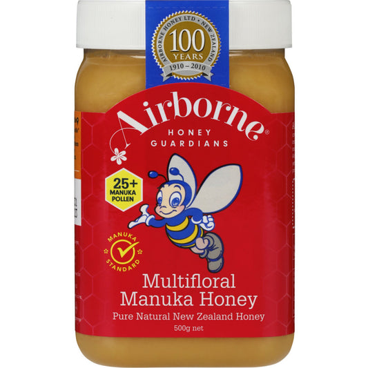 Airborne Manuka Honey Multiflora 500g