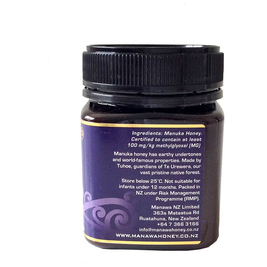 Manawa Manuka Honey Mg 100 Plus 250g