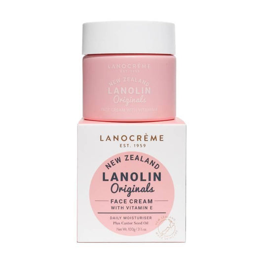 Lanocreme Lanolin Originals Face Cream With Vitamin E Daily Moisturiser