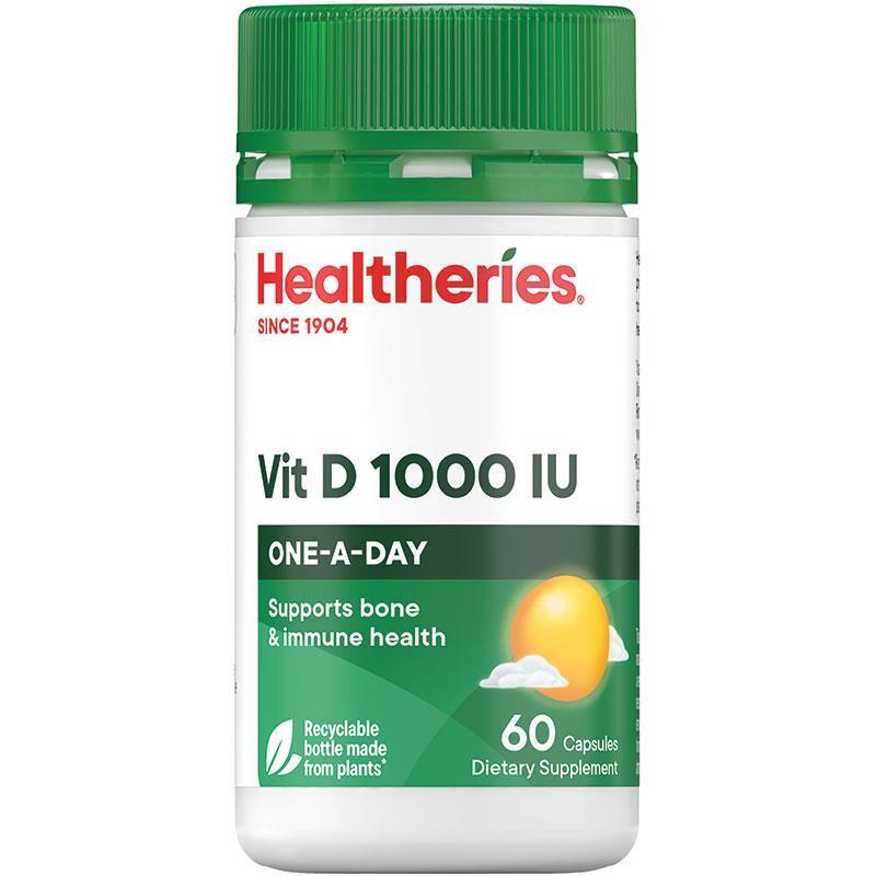 Vit D 1000 IU 60 Capsules
