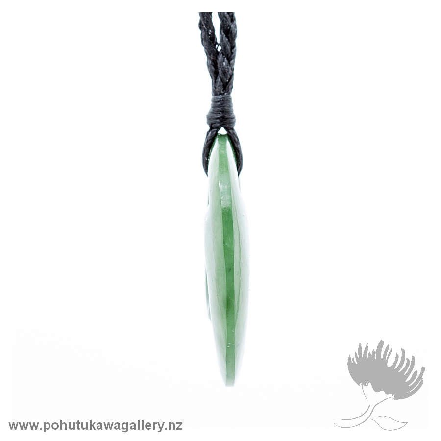 NZ Greenstone Koru Pendant