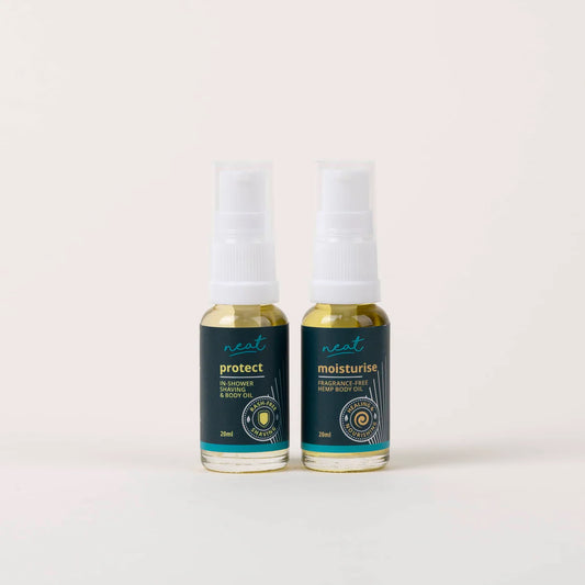 Mini Body Duo Skincare Sample | Travel Set - 100% Natural 20ml each