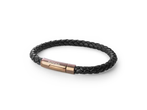 Latitude Bracelet | Black – Copper Clasp