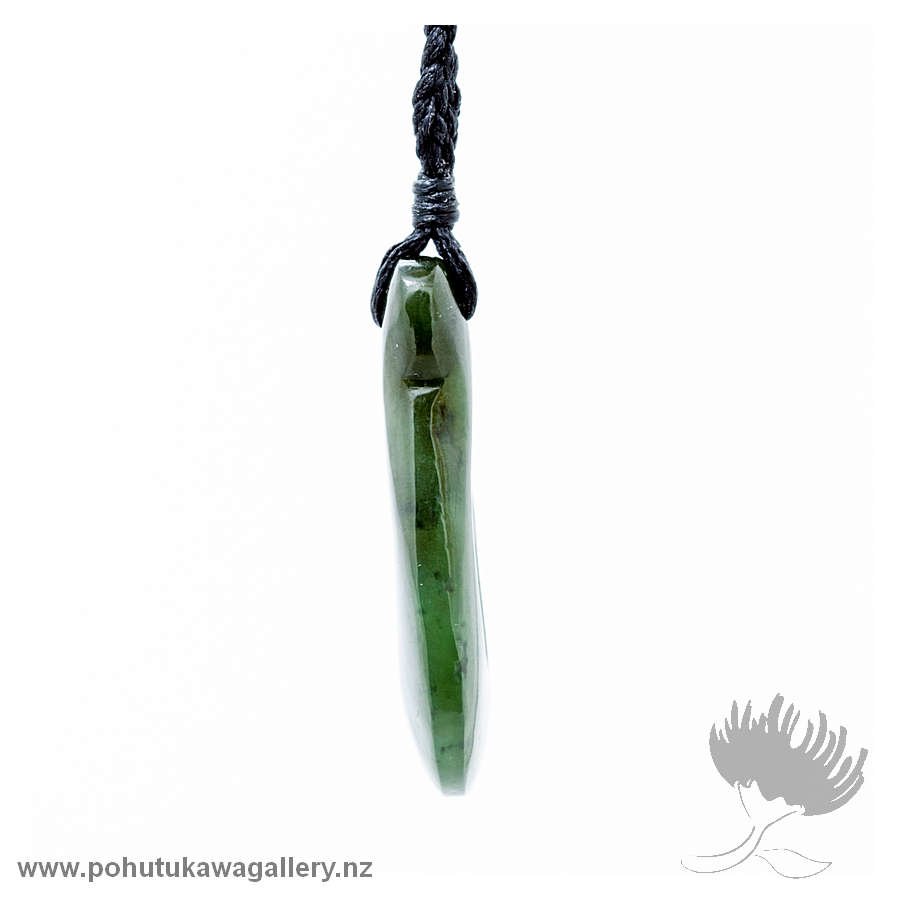 NZ Greenstone Whale Tail Hook