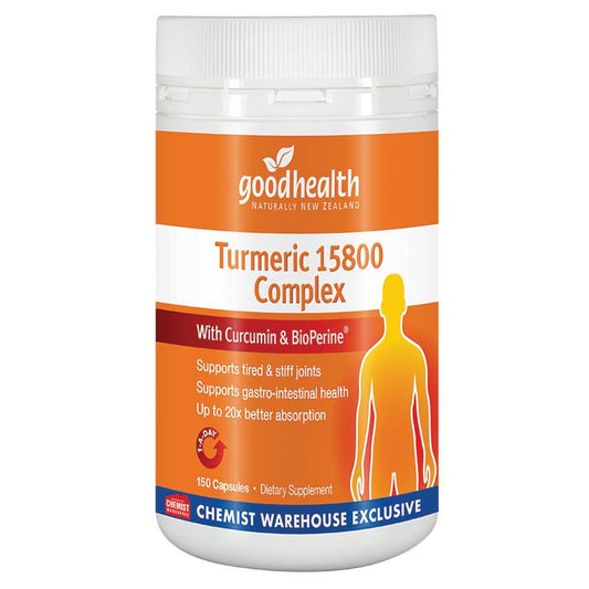 Turmeric 15,800 Complex 150 Capsules Exclusive Size