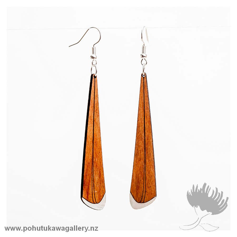 Piwakawaka Drop Earrings