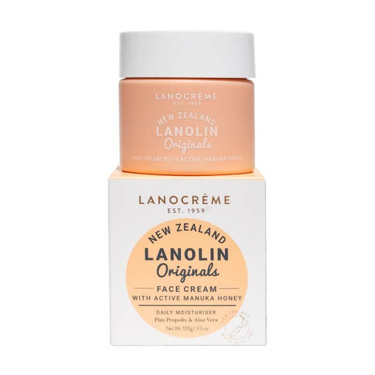 Lanocreme Lanolin Originals Face Cream with Manuka Honey 