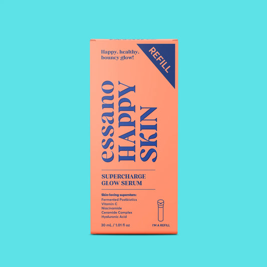 Essano Happy Skin Supercharge Glow Serum 30ml Refill