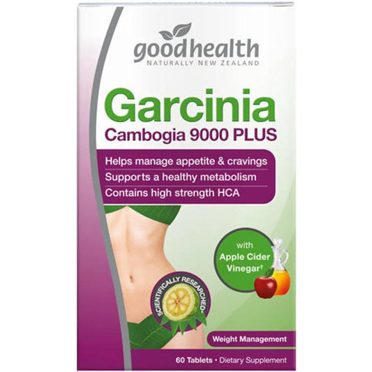 Garcinia Cambogia 9000 Plus With Apple Cider Vinegar 60 Tablets