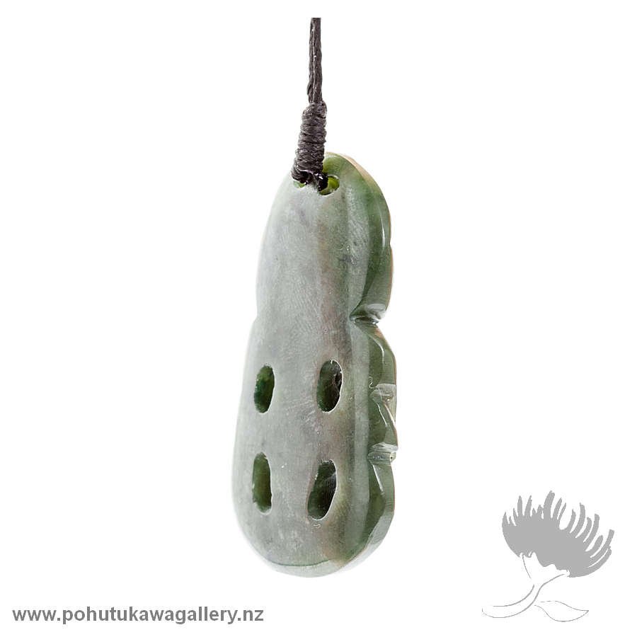 NZ Greenstone Pendant – Tiki