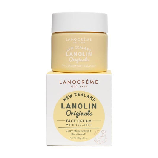 Lanocreme Lanolin Originals Face Cream With Collagen