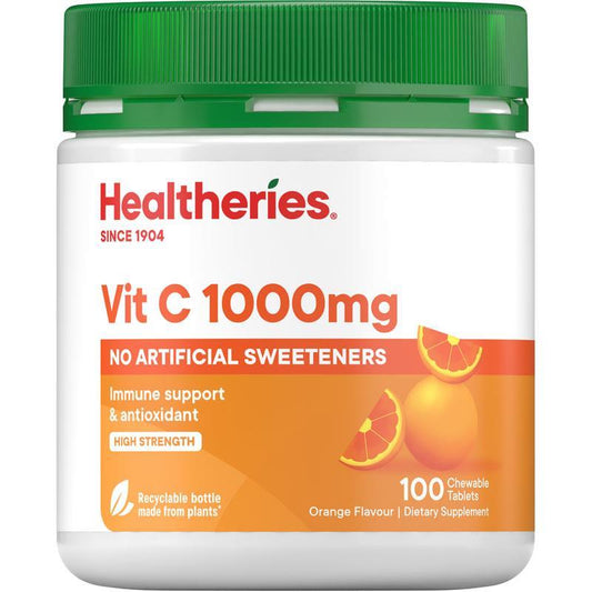 Vit C 1000mg 100 Chewable Tablets