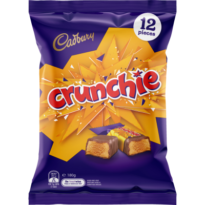 Chocolate Sharepack Crunchie Cadbury 180g