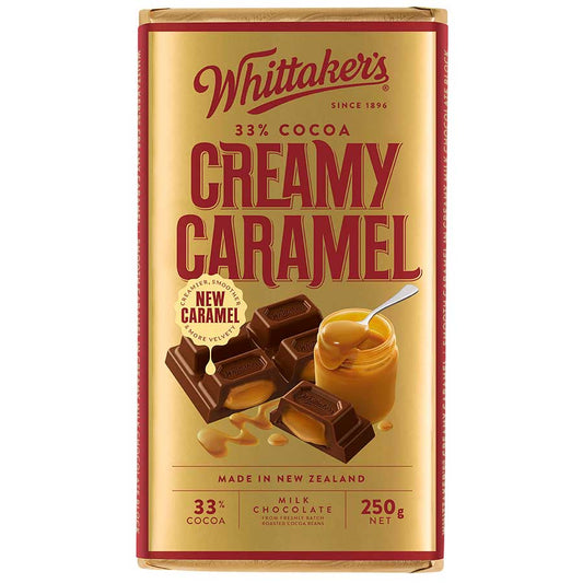 Chocolate Block Creamy Caramel Whittakers 250g