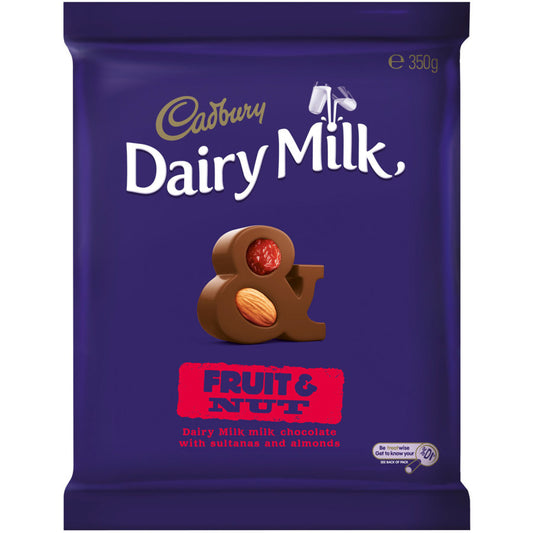 Chocolate Block Fruit & Nut Cadbury 350g