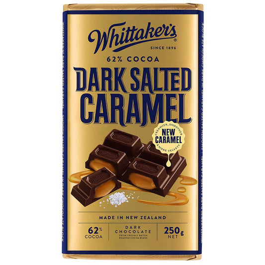 Chocolate Block Dark Salted Caramel Whittakers 250g