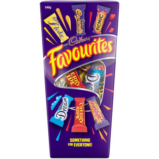 Favourites Chocolates boxed Cadbury 540g