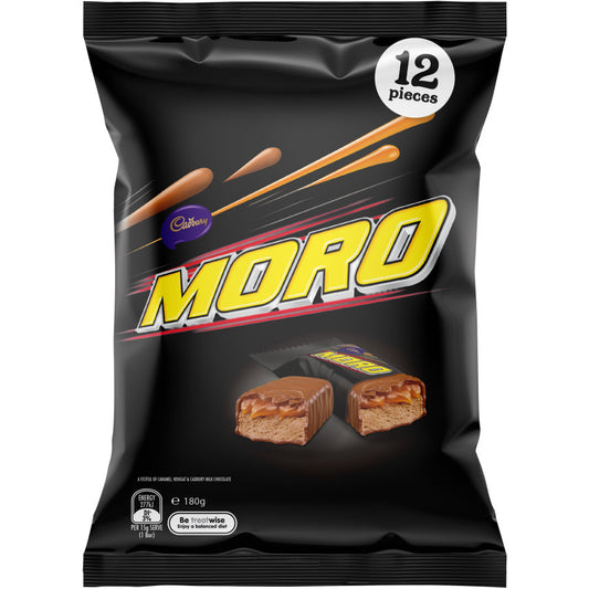 Treat Size Chocolates Moro Sharepack Cadbury 180g bag 12pk