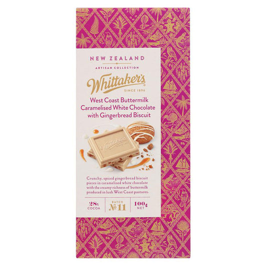 Chocolate Block Buttermilk Caramelised Whittakers 100g