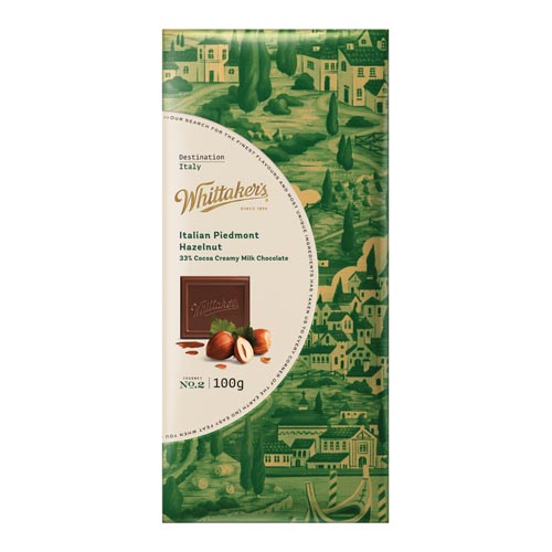 Chocolate Block Italian Piedmont Hazelnut Whittakers 100g