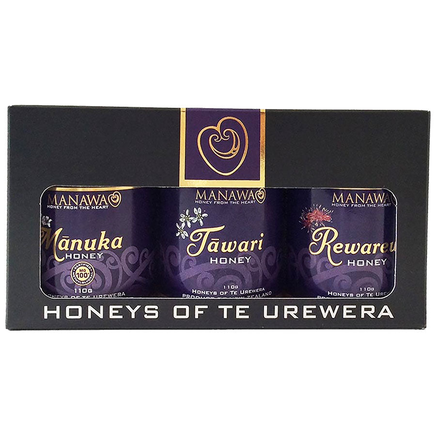 Manawa Honey Gift Pack 110g Each 3pk